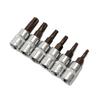 Для набора бит Torx T10-T40, 6 шт., 1/4 дюйма, шестигранный хвостовик, изготовлен из хромованадиевой стали для надежной работы