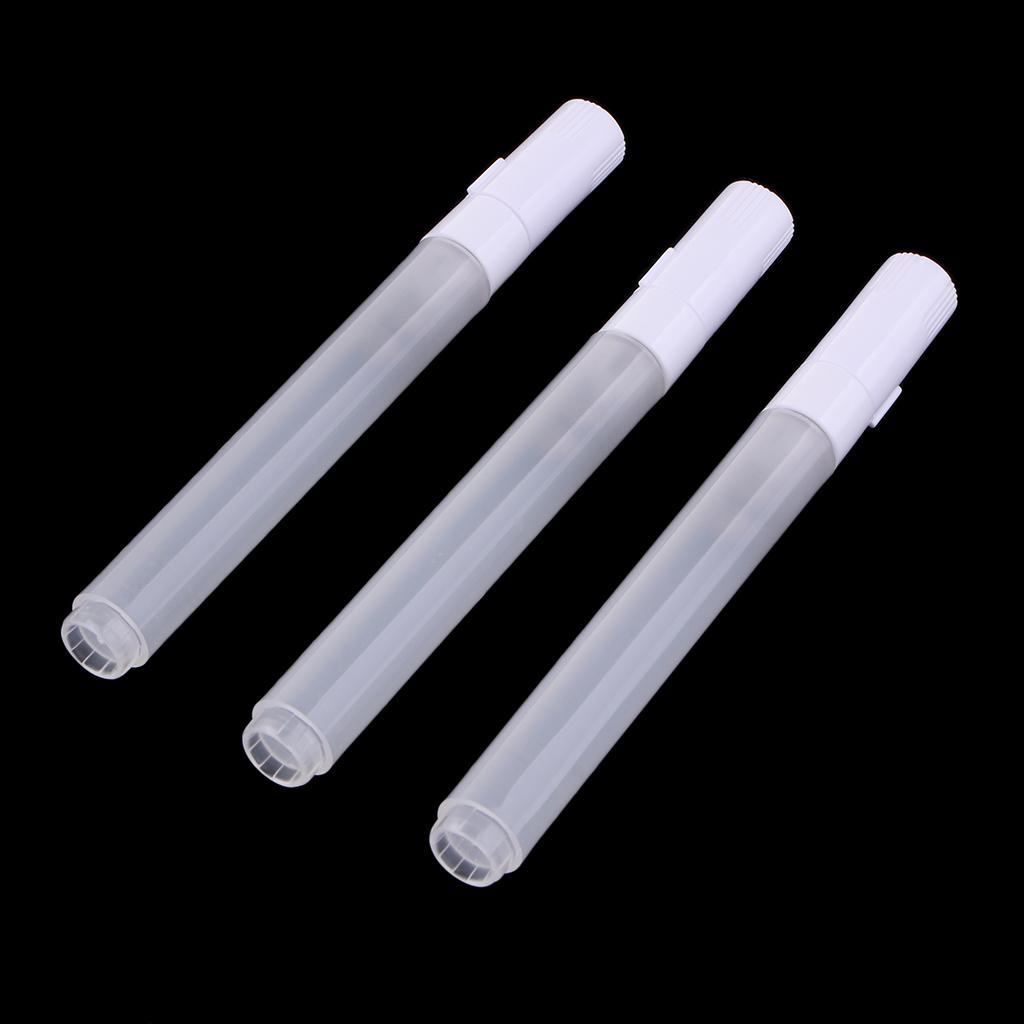 3 Pieces Clear Plastic Medium Tips 4.5mm Watercolor Oil Acrylic