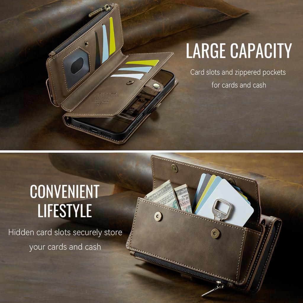 Leather Crossbody Case for Samsung Galaxy S26 Ultra S25 Edge S24 Fe S23 Plus S22 S21 S20 Card Holder Wallet Soft Phone Cover