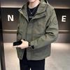 Куртка мужская весенне-осенняя новая с капюшоном мужская американская кэжуал универсальная