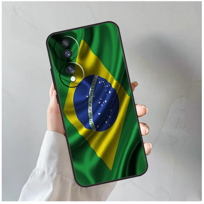Бразилия Бразильский флаг Чехол для Honor Magic 8 5 6 7 Pro Для Honor 200 400 70 90 Lite X8c X8b X9a X9b X9c X9d Win RT