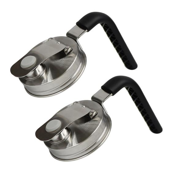 Mason Jar Pour Spout Lid with Handle Wide Mouth Flip Cap for Mason Jars Leak Proof Seal Cover for Drinking Food Storage