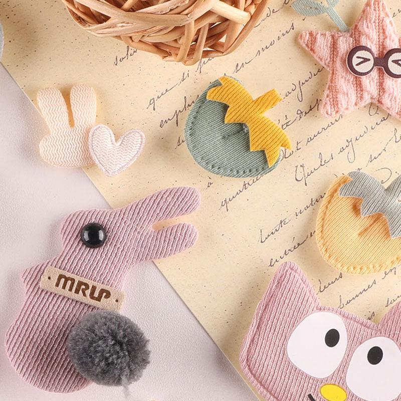 Набор из заколки и броши в виде кораллового животного: Кролик, Кот, Носки, Обувь, Шапки - Декоративные аксессуары ручной работы своими руками