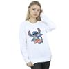 Disney Womens/Ladies Lilo & Stitch Bermuda Shorts Sweatshirt