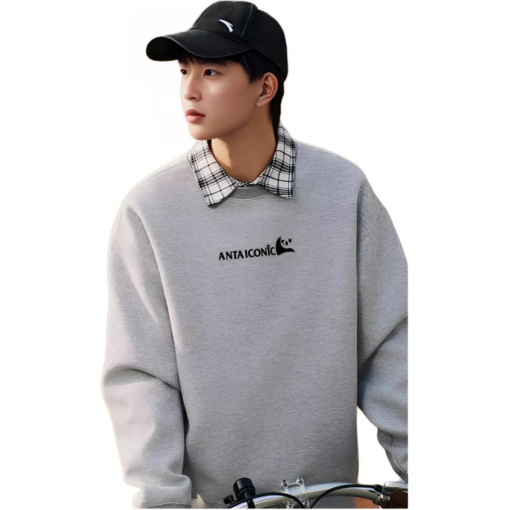 Anta Life Collection Sweatshirt Unisex Gray Heather Gray 172518713-3