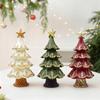 Статуэтка Рождественской елки Маленькие украшения для полки Праздничный пейзаж