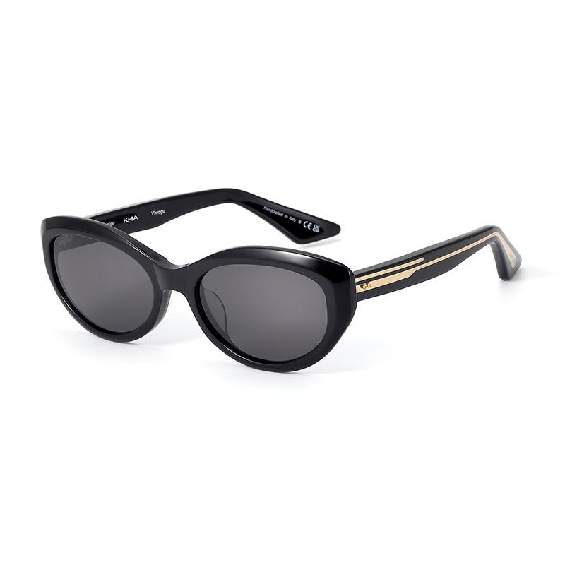 Cat-eye sunglasses Rose Park Chae-young's same style acetate Olym sunglasses, UV protection, European and American fashion, high-end