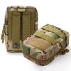 Тактическая сумка MOLLE Универсальная поясная сумка EDC для ремня, талии, военного жилета, рюкзака, крепление, снаряжение, прочный нейлон, органайзер для медицинских гаджетов, 1 шт.