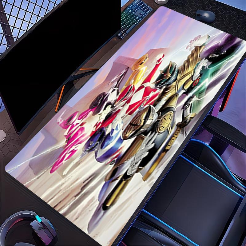 Mighty Morphin Power Rangers Print Mouse Pad, for Keyboard Pad Laptop PC Mat for Office Home Use, Desk Decor, Perfect Birthday Gift for Gamers