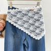 Trendy Lace Half Skirt Y2K Korean Spring Headscarf Lace Trim Apron  Skirt Accessories