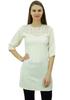 Women's Summer Short Tunic 3 4 Sleeves Top Kurti Designer Casual
