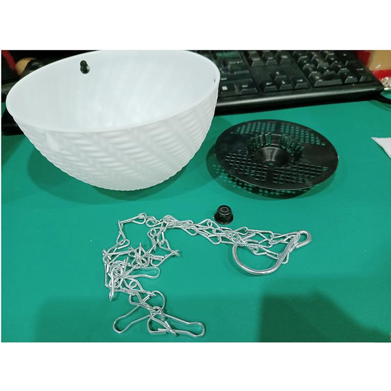 Балконная цепь, висящая на плантаторах, корзина с цветочным горшком, имитация плетения из ротанга