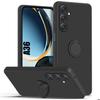 Case for Samsung Galaxy A36 5G, Soft TPU Scratch Protection with Ring - Black
