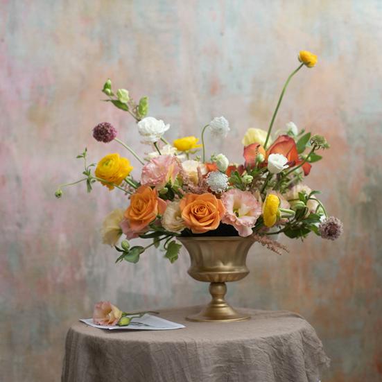 Золотая Металлическая Ваза Полированная Винтажная Ваза Подставка для Цветов для Композиций Настольное Украшение для Дома Свадебное Украшение