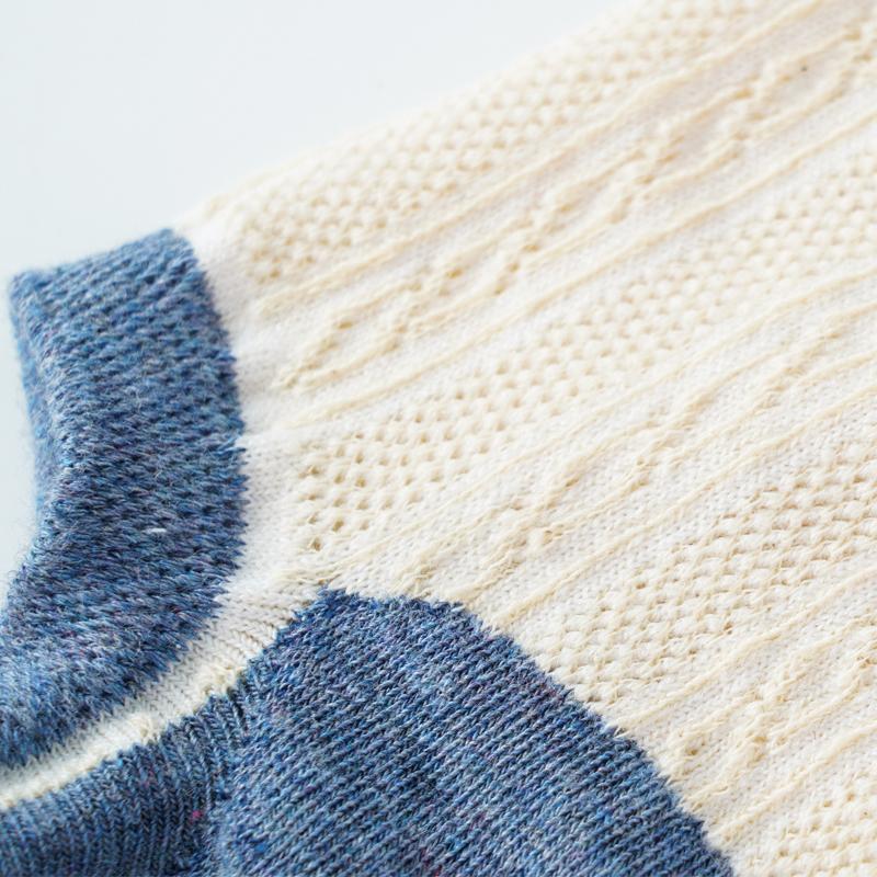 5 пар летних женских носков в стиле ретро ярких цветов, хлопковые повседневные сетчатые милые короткие невидимые носки, размер ЕС 35-39