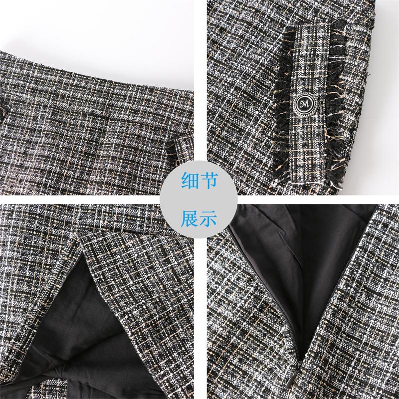 Small Fresh Woolen Casual Half Skirt [Please refer to size chart for Korean brand selection]