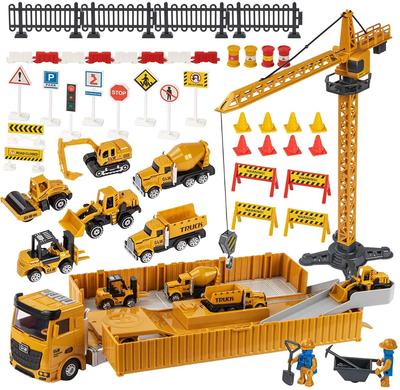 Carecoly Construction Vehicle Work Vehicle Set Construction Work DIY Car Engineering Toy Working Vehicle Work Vehicle Indoor Play Boys Birthday