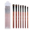 RANCAI 7-Piece Eyeshadow Brush Set with Pure Horse Hair for Smoky Makeup