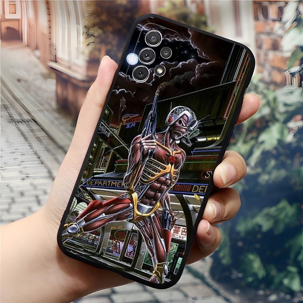 S-Skele-ton Rock-Band Phone Case for Samsung Galaxy S24 S23 S22 S20 S21 Ultra Fe Plus M54 A34 A54 A24 A52 A53 Coque