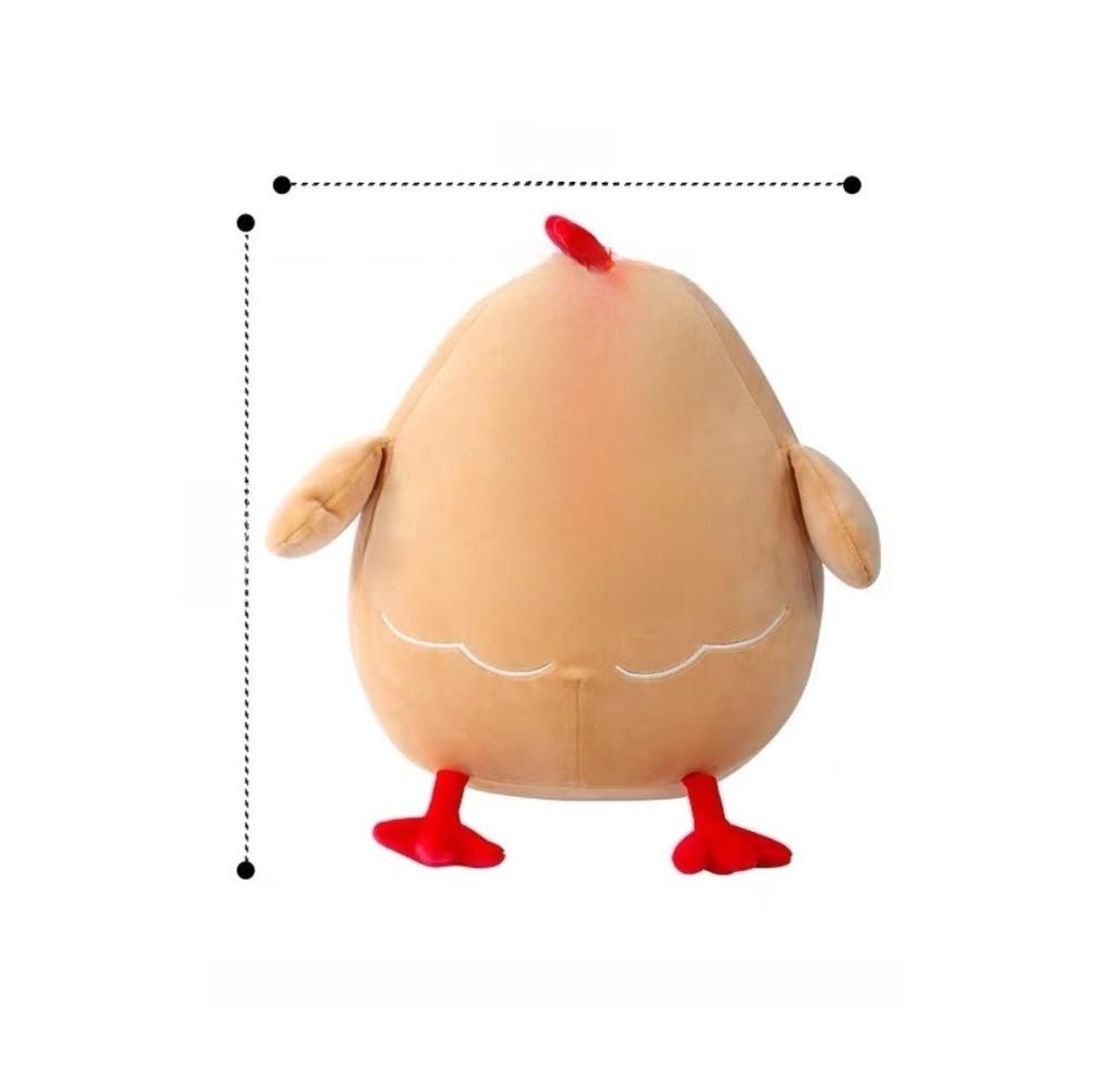 Duddun Chicken Stuffed Toy Soft Plush Cotton For Kids Bedroom Decor Gift