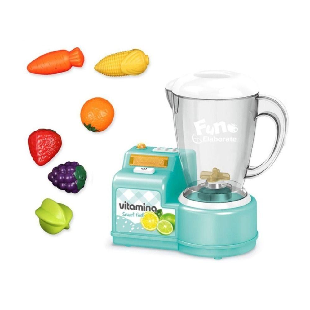 Light and Sounds Juice Machine Toy with Accessory Pretend Playset Mixer Kids Blender Toy Kids Toy