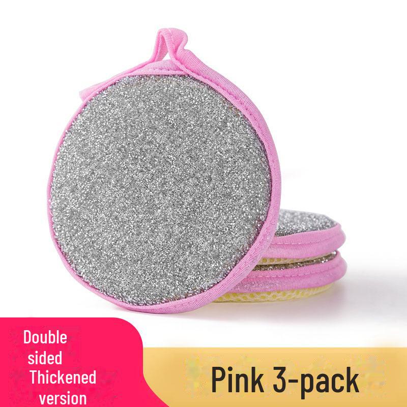 Dual-Sided Dish Sponge & Non-Stick Oil Removal Cloth: Kitchen Cleaning & Magic Wipe Combo