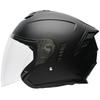 Marushin Jet Motorcycle Flat Size M MSJ2 1002324 JE-1 Helmet, Black, (57-58cm),