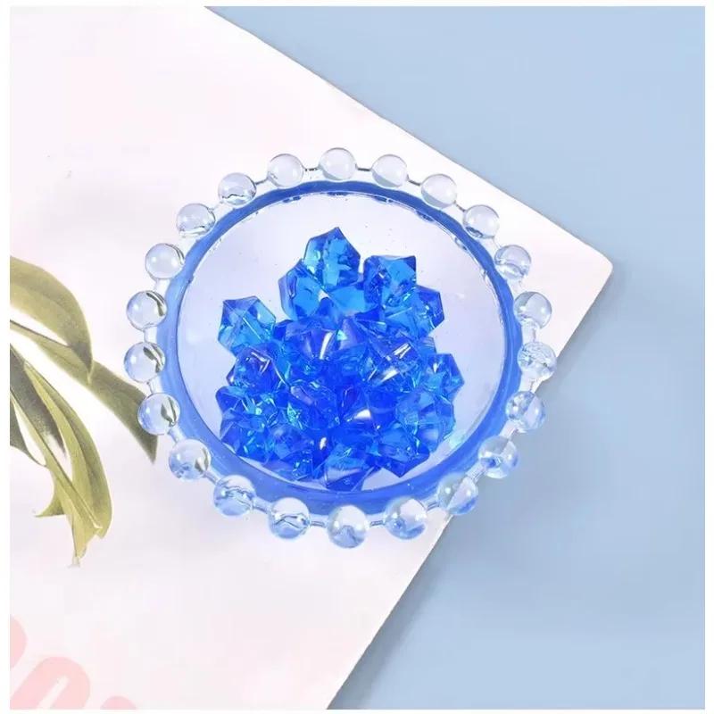 Handcraft Mold Silicone Mold for Resin Art Accessories Simple Handmade Molds Resin Mold Crystal Epoxy Silicone Mirror Lace Dish