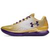 Баскетбольные кроссовки Curry 1 Low Flotro Reign Rose PE Мужские кроссовки Золотой Фиолетовый 3028862-700-1
