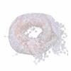 Sweet Pretty Elegant Hollow Tassel Lace Rose Floral Knit Triangle Mantilla Scarf Women Ladies Shawl Wrap Scarves
