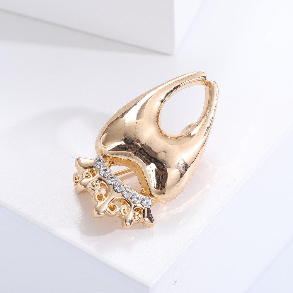 Blucome Брошь в виде короны со стразами, заколки, креативные ювелирные изделия для стоматолога, аксессуары, подарок, значок в виде зубов для девочек