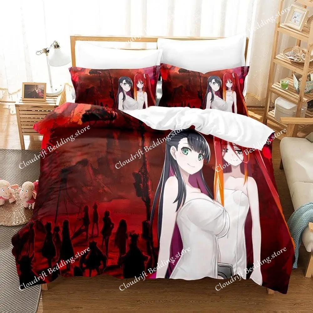 Mary Skelter Finale Постельный комплект Односпальный Полуторный Двуспальный Кингсайз Комплект для кровати Взрослый Детский Спальня Комплекты пододеяльников Игровой Набор простыней