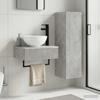Bathroom Furniture Set 2 pcs Concrete Grey 33 x 34.5 x 100 cm