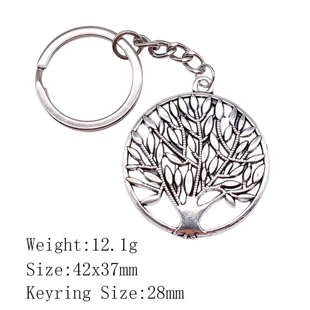 Birthday Gifts Men Keychain Tree Of Life Key Ring Biz Woman Chains
