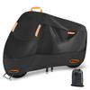(2024 Newest Model) Motorcycle Cover, Moped Cover, 300D Motorcycle Cover, Scooter Cover, Tear Resistant,