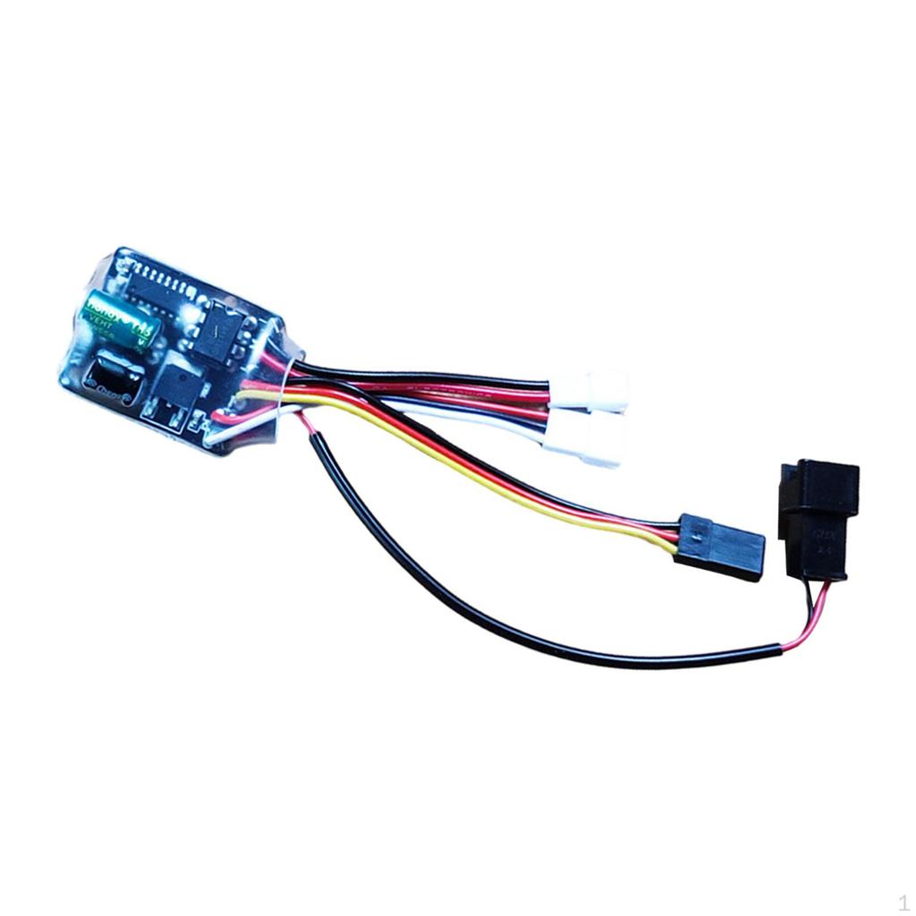 7A Brushed ESC Motor Spare Part Waterproof DIY Replacement Electric Speed Controller Upgrade