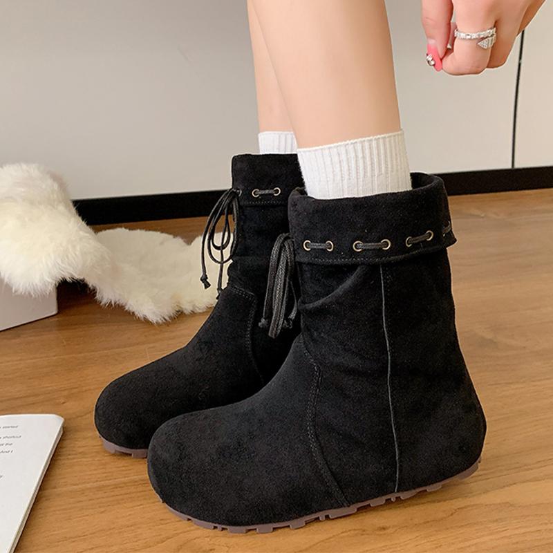 Модные балетки Женские ботильоны Замшевая модная обувь для платья для женщины Повседневные зимние ботинки 2025 Зимние дизайнерские челси ботильоны для женщин