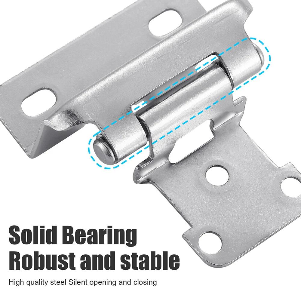 1/2-дюймовая самозакрывающаяся пружинная петля кухонные петли мебельная фурнитура полускрытая накладка самозакрывающиеся петли