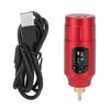 Cordless Tattoo Power Supply RCA Interface USB Rechargeable Tattoo Machine Power Supply Red