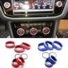 5pcs Car Air Conditioning Knob Cover Trim For Volkswagen VW Passat B8 2017-