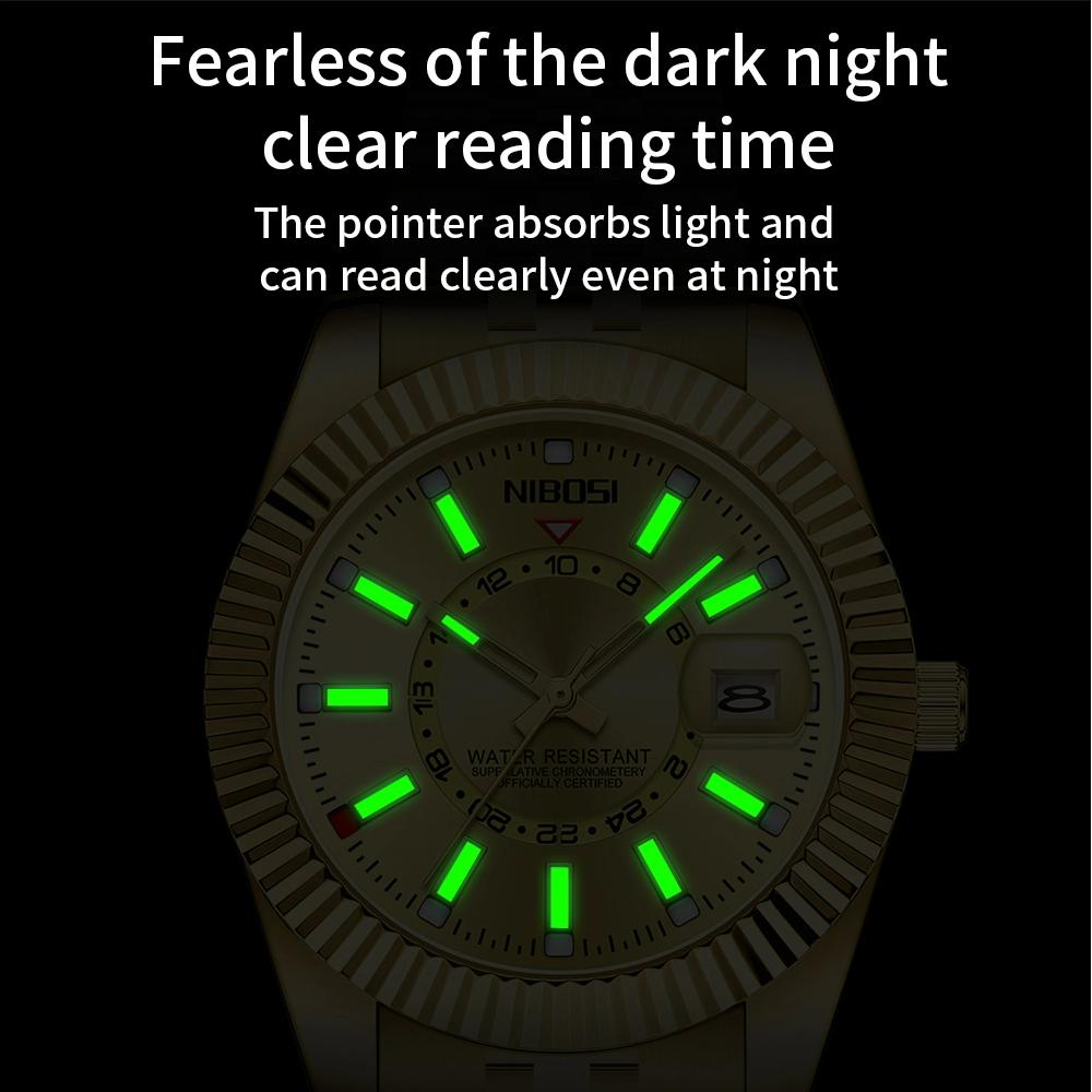 Luxury Fashion Watches for Men Waterproof Date Clock Business Watches Man Quartz Wristwatch