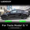 LUCKEASY For Tesla Model Y 2020-2025 Invisible Mud Fenders Modification Car Exterior Accessories Model 3 2025 Mudguards 4Pcs