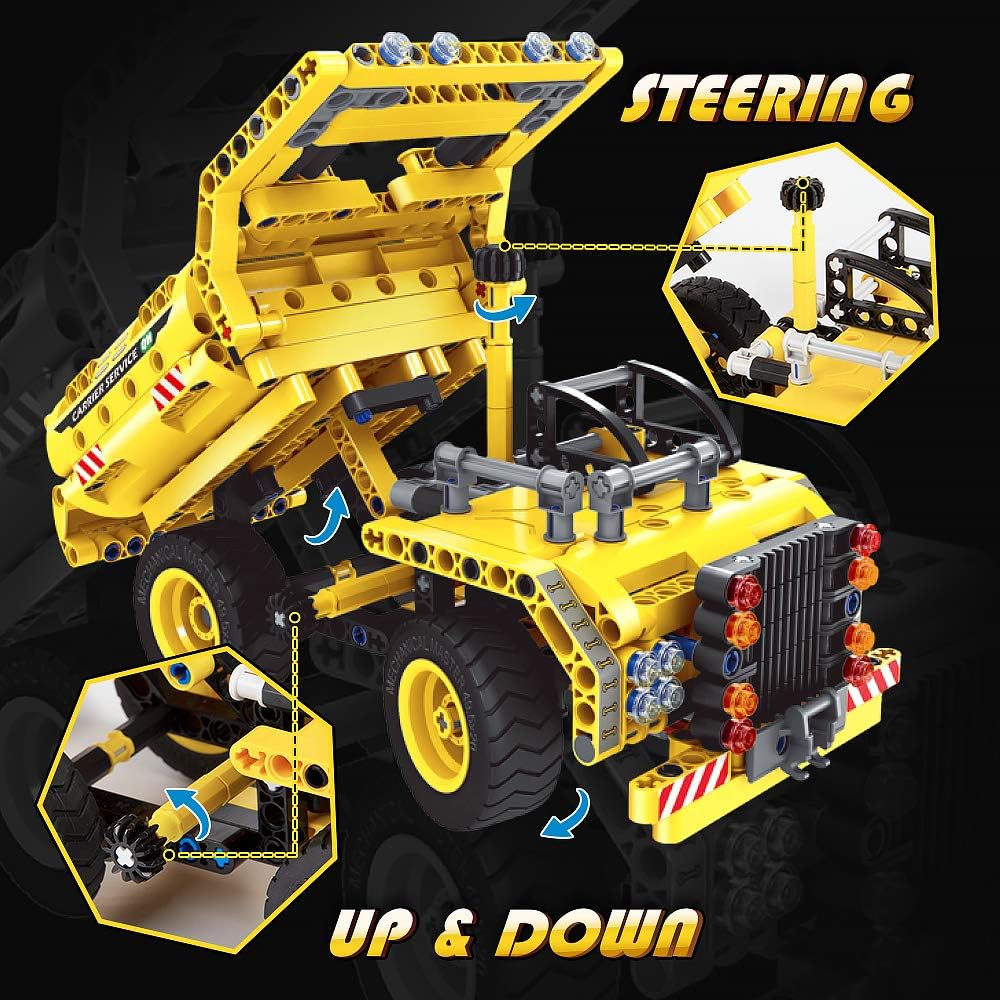 Строительные блоки игрушечного города, техника 2-в-1, грузовик, самолет, строительная игрушка, конструктор, 361 деталь, креативный подарок для детей, развивающая игрушка STEM