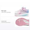 Кроссовки Li Ning Kids Kunpeng 2.0 из ткани, простые, прочные, дышащие, с низким верхом, детские кроссовки, белые, розовые YKFU002-4