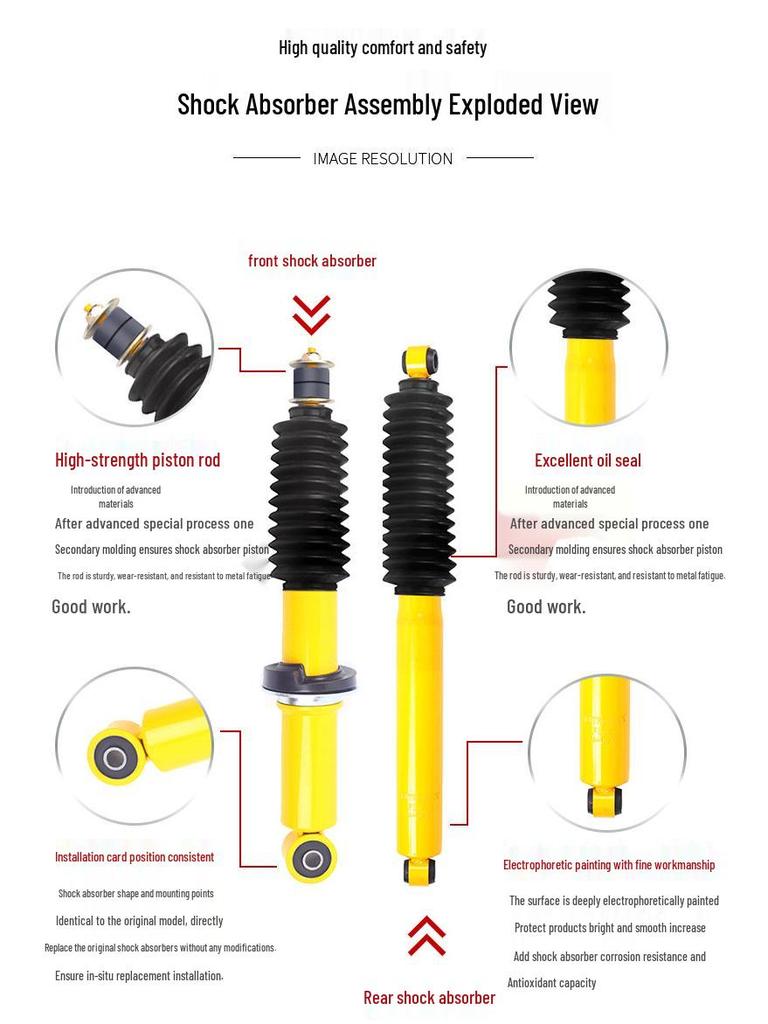Chevrolet Colorado 2" Lift Kit Shock Absorbers