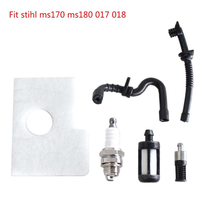 Oil Filter Gas Fuel Line Hose Tube Replacement for Chainsaw Stil 017 170Ms 180Ms 018 Plastic Easy to Operate