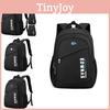 Printed Simple Letter Backpack With Large Capacity For Men Business Computer Bag