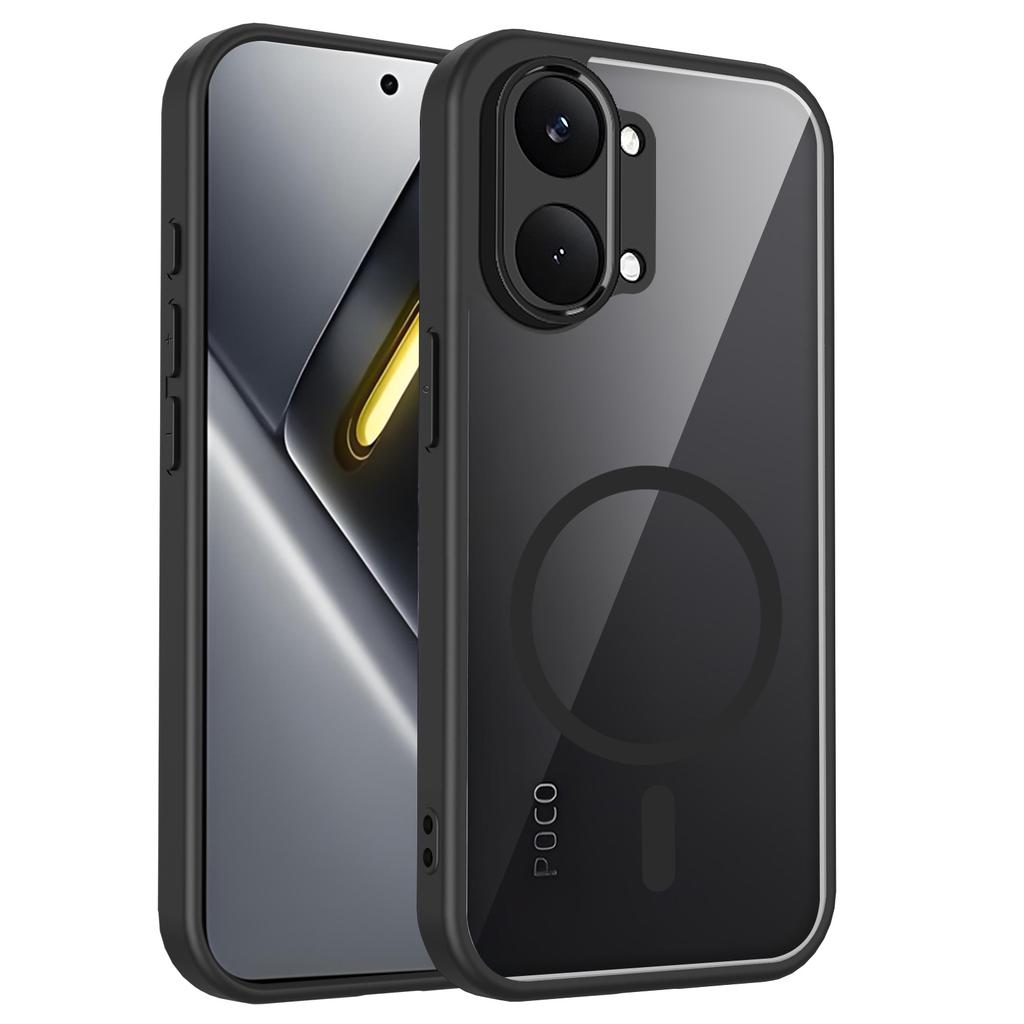 Для Redmi Turbo 5 Max Чехол-крышка с магнитной беспроводной зарядкой Magsafe Чехол Redmi Turbo 5 с подушкой безопасности, противоударный, из акрила Redmi Turbo 4