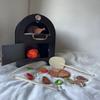 Kids Wooden Playhouse Ins Charcoal Fire Grill BBQ Grill Pizza Skewers Chop Le Bonfire Kitchen Toys