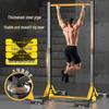 Indoor Floor-Standing Pull-Up Bar with Rings